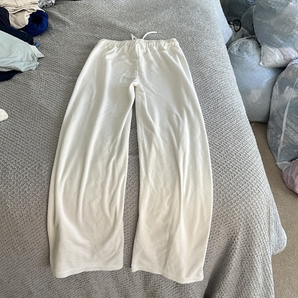 White Terrycloth Pants - Picture 5 of 5